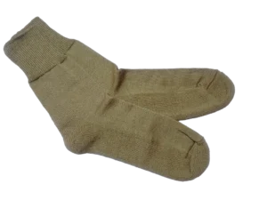 Cream short army sock)
