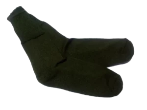 Brown short army sock